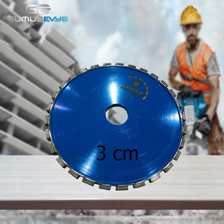 ÖRNEK ELMAS Q300 GRANİT ELMAS TARAMA MAKİNA 3 CM 