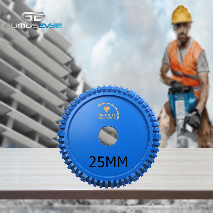 ÖRNEK ELMAS Q300 Granit 2.5luk Elmas Profil 25MM