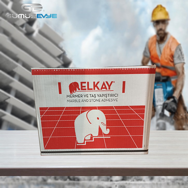ELKAY ŞEFFAF AKEME 1 KOLİ (12 ADET) (MERMER VE GRANİT TAŞ YAPIŞTIRICI) 1,2 KG 