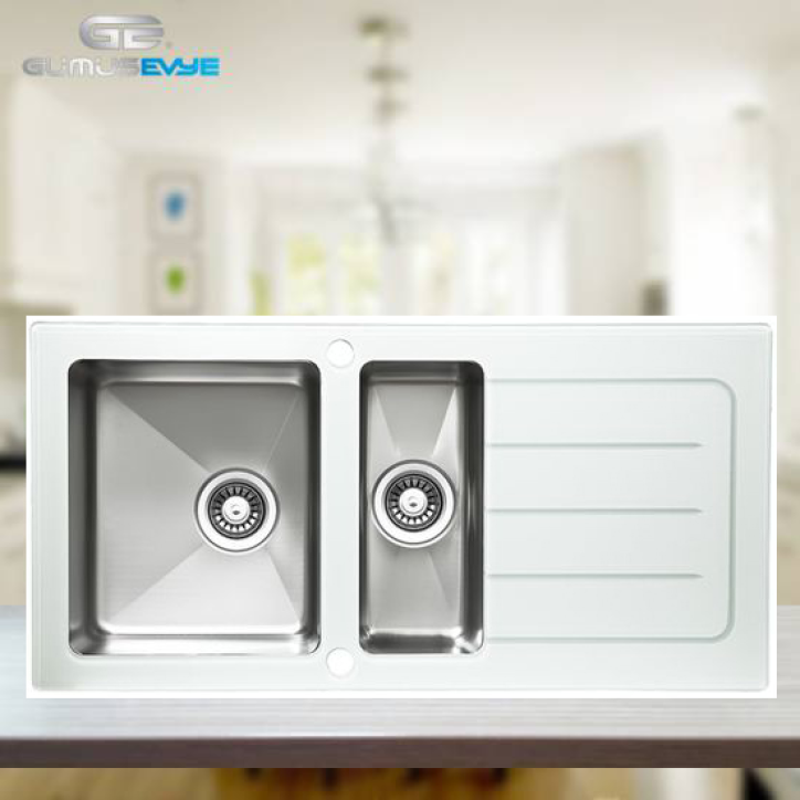 UKİNOX CRYSTAL 100 BEYAZ CAM EVYE 