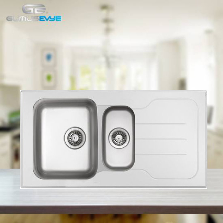 UKİNOX SAFİR 100 BEYAZ CAM EVYE 